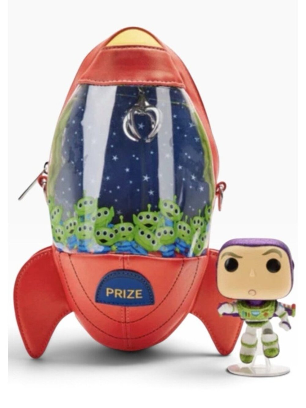 Loungefly Pizza Planet Claw Machine Crossbody Bag & Buzz Lightyear Diamond Funko